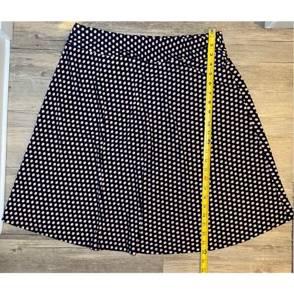 Talbots Petite - Black Pink White Pattern Skirt - Size L - Picture 7 of 11